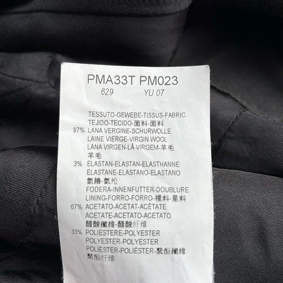 Armani Collezioni Wool Charcoal Dress - Picture 8 of 11